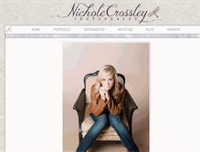Tablet Screenshot of nicholecrossleyphotography.com